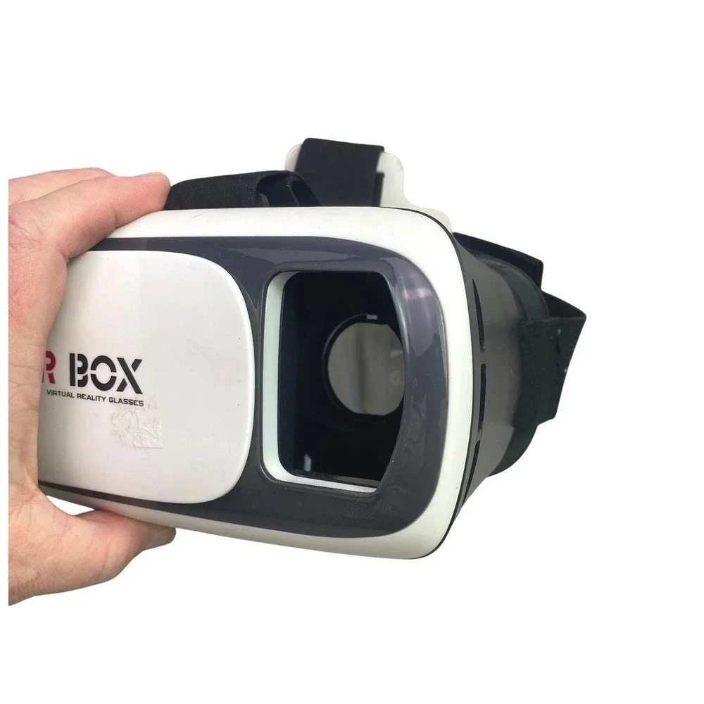 VR BOX Virtual Reality Glasses White Black Smartphone VR Headset Adjustable‎